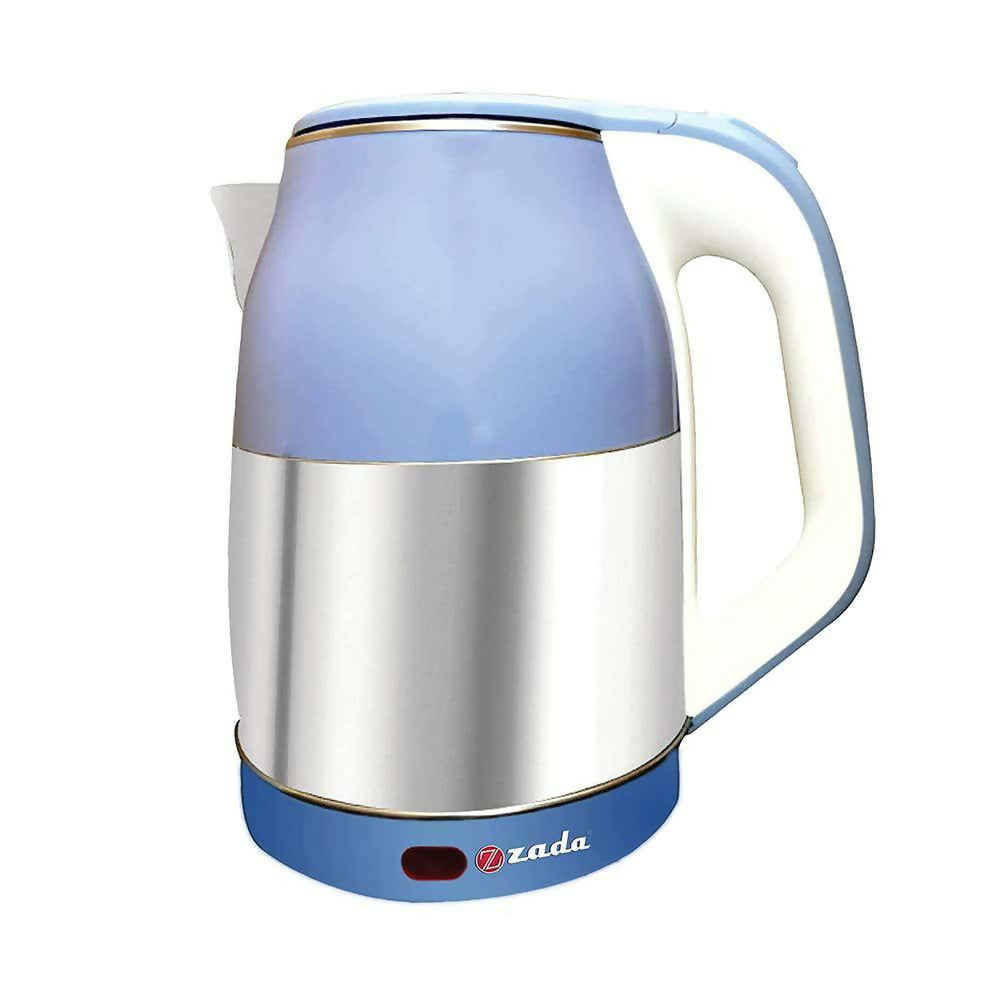 Zada Electric Kettle 1500 Watt 2.5 Liter Stainless * Blue ZKT-250SS. (International Warranty) Zada Electric Kettle 1500 Watt 2.5 Liter Stainless * Blue ZKT-250SS. (International Warranty)